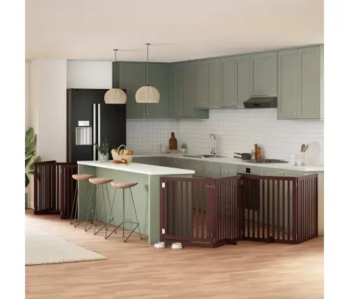 Varteliai Šunims Su Durimis, 10 Segmentų, Rudi, 800cm Tuopa