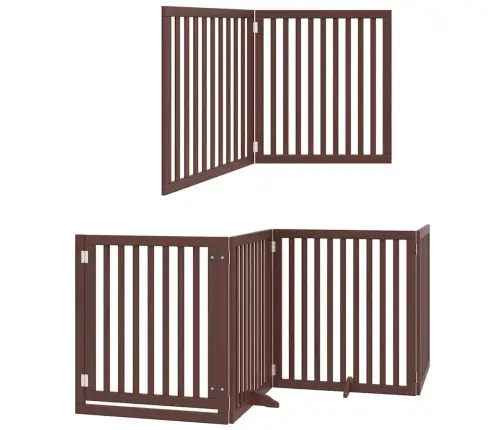 Varteliai Šunims Su Durimis, 12 Segmentų, Rudi, 960cm Tuopa