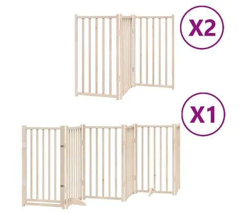 Varteliai Šunims Su Durimis, 12 Segmentų, 600cm Tuopa