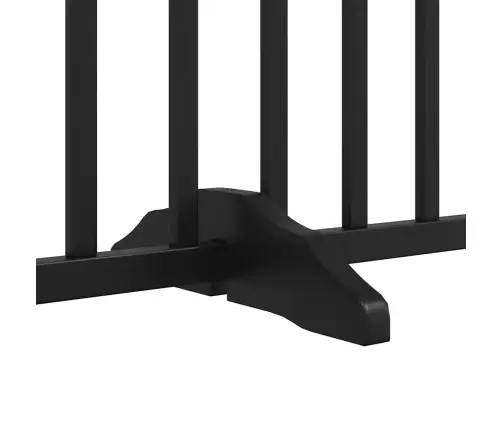 Varteliai Šunims Su Durimis, 9 Segmentai, Juodi, 450cm Tuopa