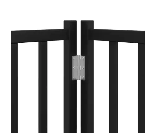 Varteliai Šunims Su Durimis, 9 Segmentai, Juodi, 450cm Tuopa