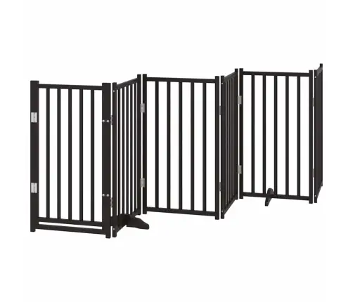 Varteliai Šunims Su Durimis, 12 Segmentų, Juodi, 600cm Tuopa