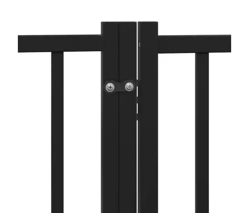 Varteliai Šunims Su Durimis, 12 Segmentų, Juodi, 600cm Tuopa