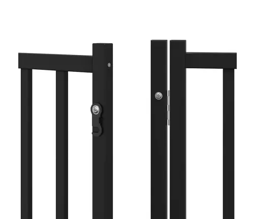 Varteliai Šunims Su Durimis, 12 Segmentų, Juodi, 600cm Tuopa