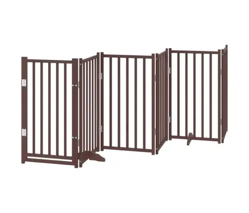 Varteliai Šunims Su Durimis, 9 Segmentai, Rudi, 450cm Tuopa