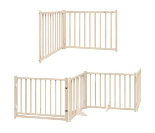 Varteliai Šunims Su Durimis, 6 Segmentai, 480cm Tuopos Mediena