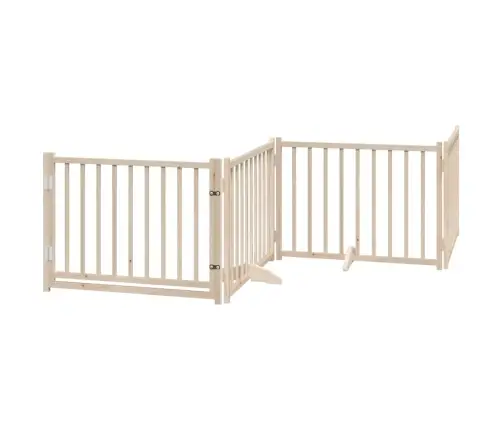 Varteliai Šunims Su Durimis, 6 Segmentai, 480cm Tuopos Mediena