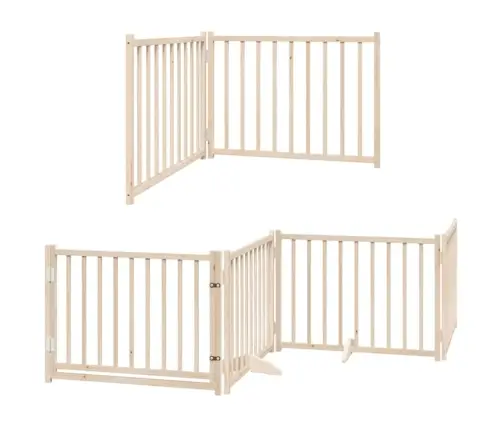 Varteliai Šunims Su Durimis, 12 Segmentų, 960cm Tuopos Mediena