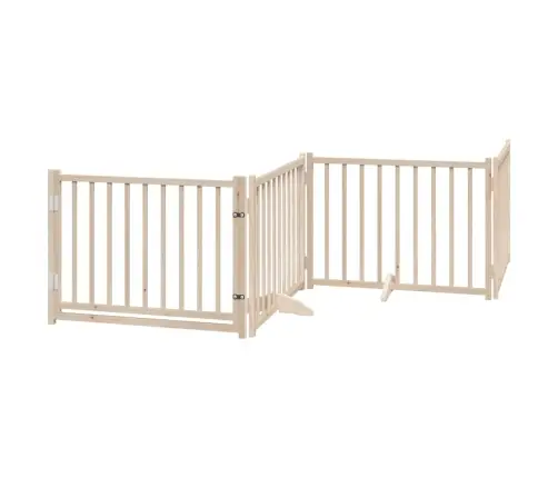 Varteliai Šunims Su Durimis, 12 Segmentų, 960cm Tuopos Mediena