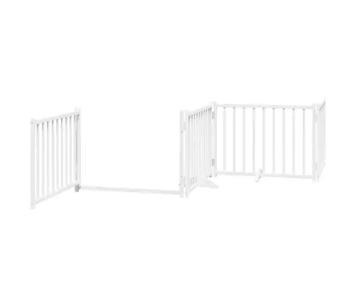 Varteliai Šunims Su Durimis, 10 Segmentų, Balti, 800cm Tuopa