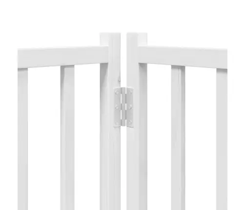 Varteliai Šunims Su Durimis, 8 Segmentai, Balti, 640cm Tuopa