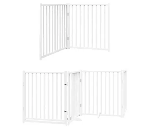 Suņu Vārti Ar Durvīm, Salokāmi, 12 Paneļi, 960 Cm, Papeles Koks Vidaxl