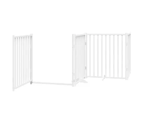 Suņu Vārti Ar Durvīm, Salokāmi, 12 Paneļi, 960 Cm, Papeles Koks Vidaxl