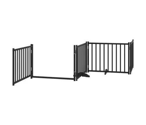 Varteliai Šunims Su Durimis, 10 Segmentų, Juodi, 800cm Tuopa