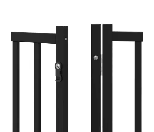 Varteliai Šunims Su Durimis, 8 Segmentai, Juodi, 640cm Tuopa