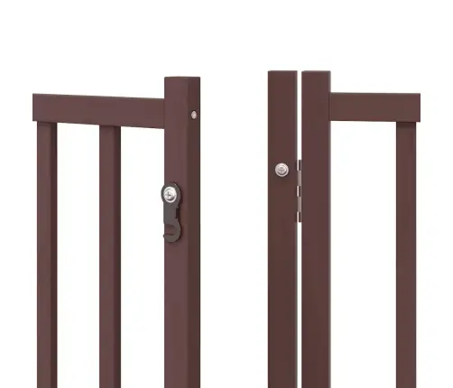 Varteliai Šunims Su Durimis, 6 Segmentai, Rudi, 480cm Tuopa