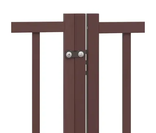 Kokkupandav Koeravärav Uksega, 10 Paneeli, Pruun 800 cm Pappel