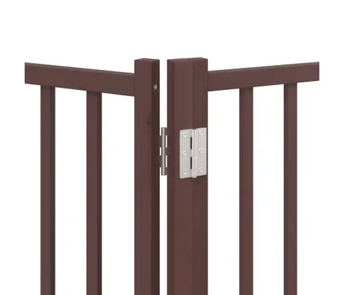 Kokkupandav Koeravärav Uksega, 10 Paneeli, Pruun 800 cm Pappel