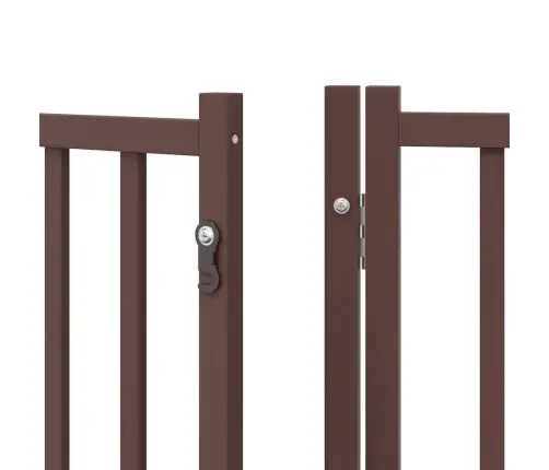 Suņu Vārti Ar Durvīm, Salokāmi, 12 Paneļi, 960 Cm, Papeles Koks Vidaxl