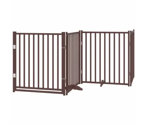 Varteliai Šunims Su Durimis, 8 Segmentai, Rudi, 640cm Tuopa