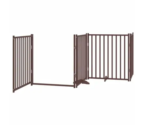 Varteliai Šunims Su Durimis, 8 Segmentai, Rudi, 640cm Tuopa