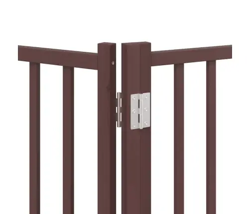 Suņu Vārti Ar Durvīm, Salokāmi, 10 Paneļi, 800 Cm, Papeles Koks Vidaxl