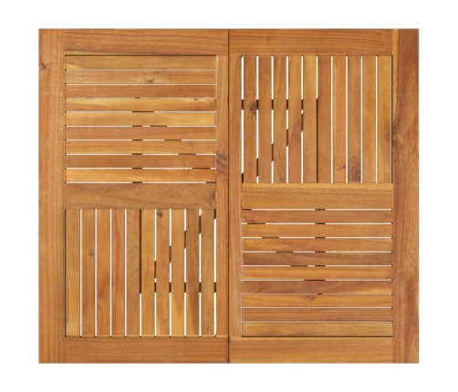 Dārza Galds, 85X85X75 Cm, Akācijas Masīvkoks Vidaxl