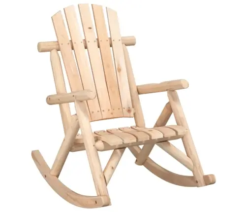 Dārza Šūpuļkrēsls, 69X96X101 Cm, Egles Masīvkoks Vidaxl