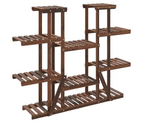 Puķu Statīvs, 110X25X110,5 Cm, Egles Masīvkoks Vidaxl Puķu Statīvs, 110X25X110,5 Cm, Egles Masīvkoks Vidaxl