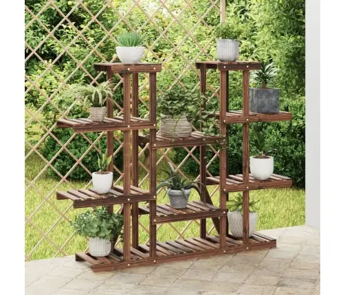 Puķu Statīvs, 110X25X110,5 Cm, Egles Masīvkoks Vidaxl Puķu Statīvs, 110X25X110,5 Cm, Egles Masīvkoks Vidaxl