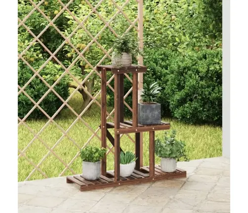 Gėlių Stovas, 81X25X75,5cm Eglės Medienos Masyvas