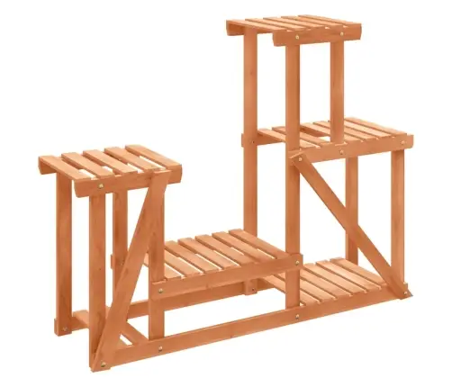 Puķu Statīvs, 90X25X73,5 Cm, Egles Masīvkoks Vidaxl