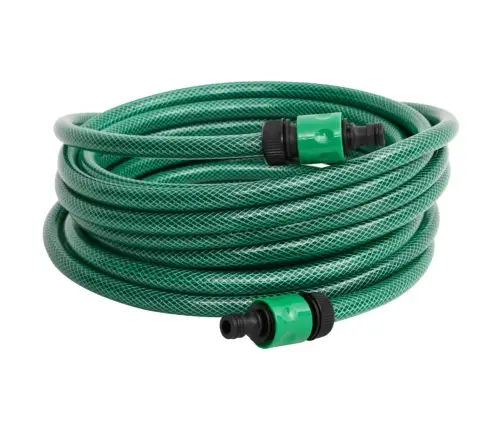 Baseina Šļūtene, Zaļa, 30 M, Pvc Vidaxl