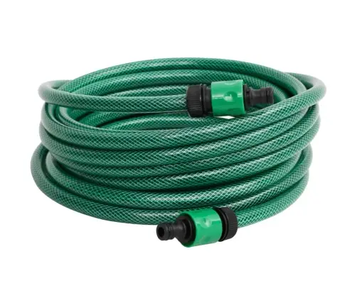 Baseina Šļūtene, Zaļa, 50 M, Pvc Vidaxl