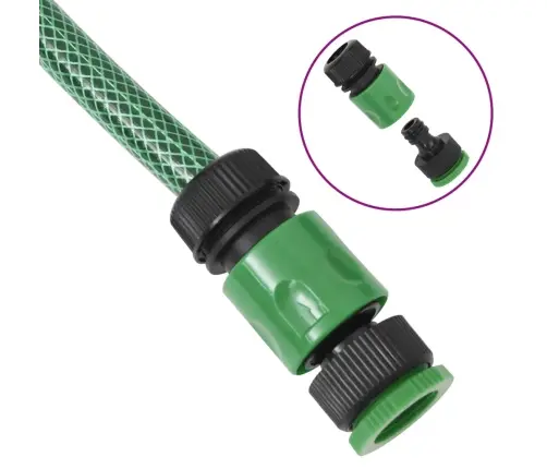 Dārza Šļūtene Ar Savienojumiem, Zaļa, 0,75