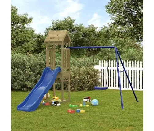 Āra Rotaļu Laukums, Impregnēts Priedes Koks Vidaxl