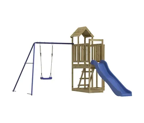 Āra Rotaļu Laukums, Impregnēts Priedes Koks Vidaxl