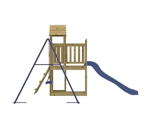 Āra Rotaļu Laukums, Impregnēts Priedes Koks Vidaxl