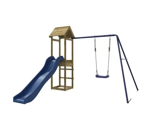 Āra Rotaļu Laukums, Impregnēts Priedes Koks Vidaxl