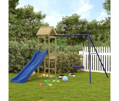 Āra Rotaļu Laukums, Impregnēts Priedes Koks Vidaxl