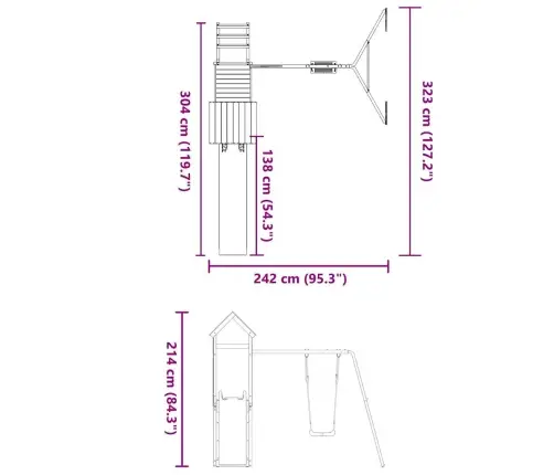 Õue Mänguväljak, Männipuit