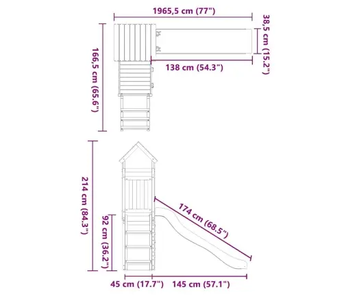 Õue Mänguväljak, Männipuit