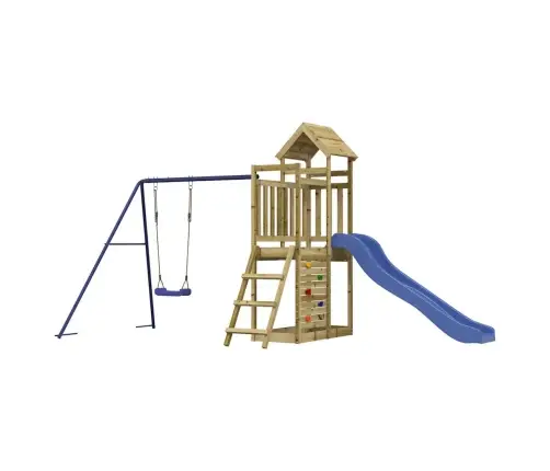 Õue Mänguväljak, Immutatud Männipuit