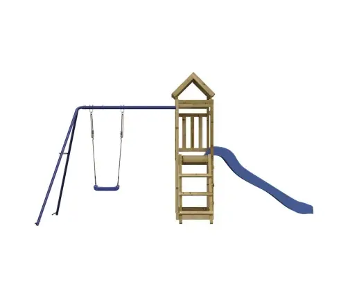 Õue Mänguväljak, Immutatud Männipuit