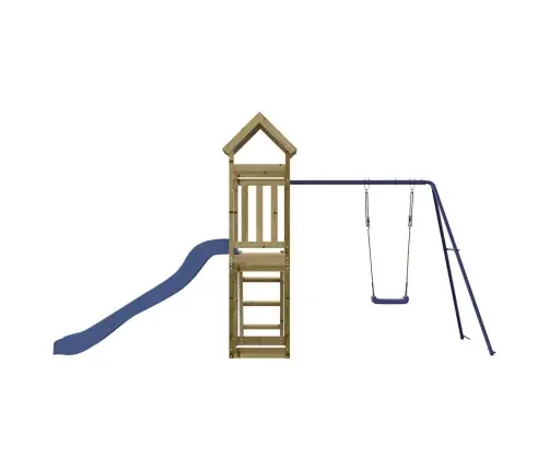 Õue Mänguväljak, Immutatud Männipuit