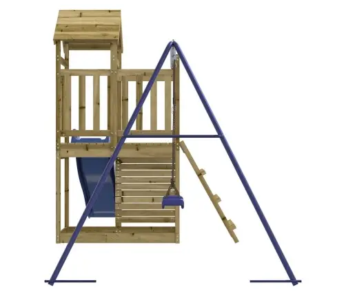 Õue Mänguväljak, Immutatud Männipuit