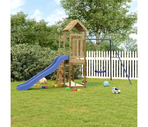 Õue Mänguväljak, Immutatud Männipuit