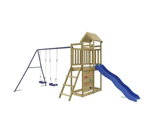 Õue Mänguväljak, Immutatud Männipuit