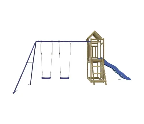 Õue Mänguväljak, Immutatud Männipuit