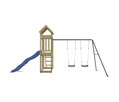 Õue Mänguväljak, Immutatud Männipuit